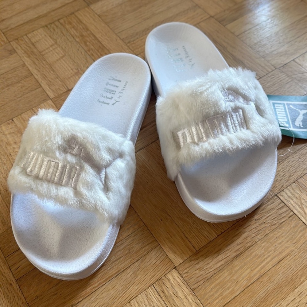FENTY For Puma Leadcat Slides White